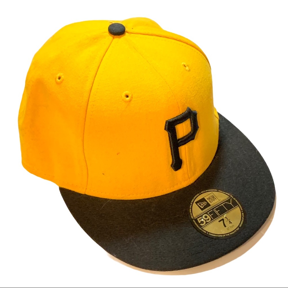 MLB Pittsburgh Pirates baseball cap gold